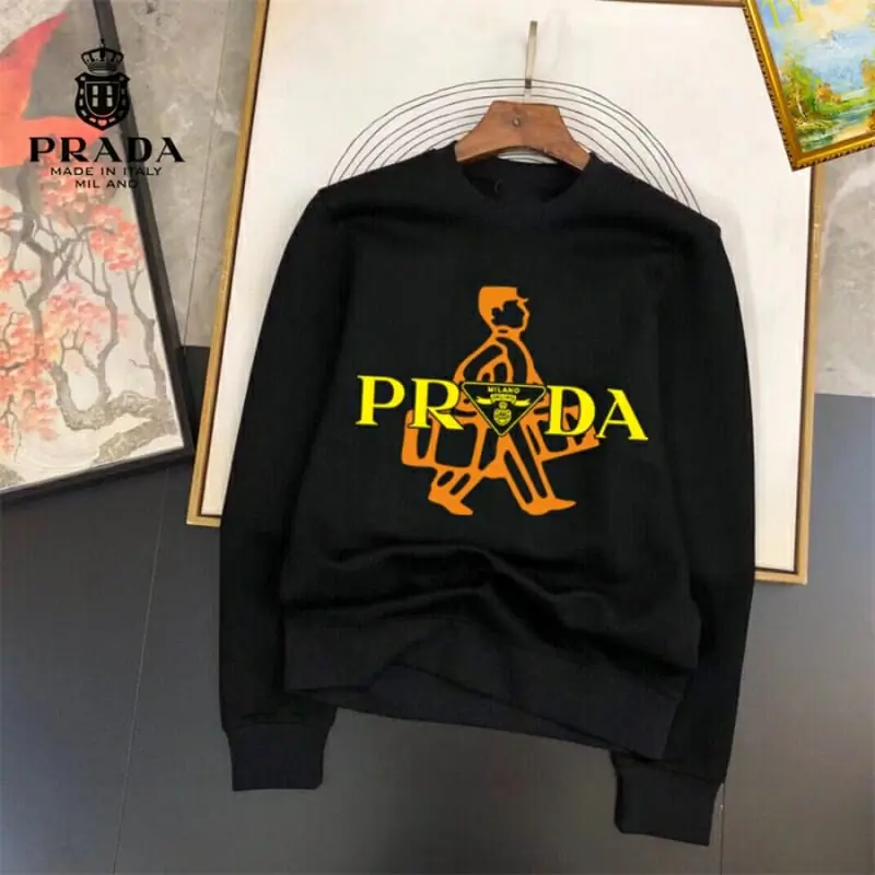 prada sweatshirt manches longues pour homme s_1226510